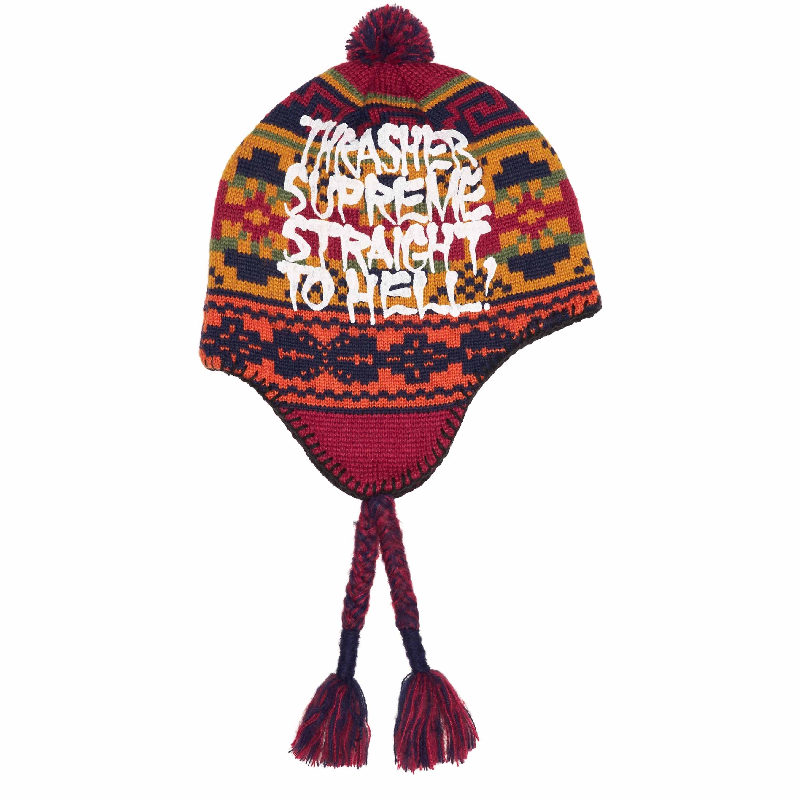 Supreme®/Thrasher® Earflap Beanie view 2